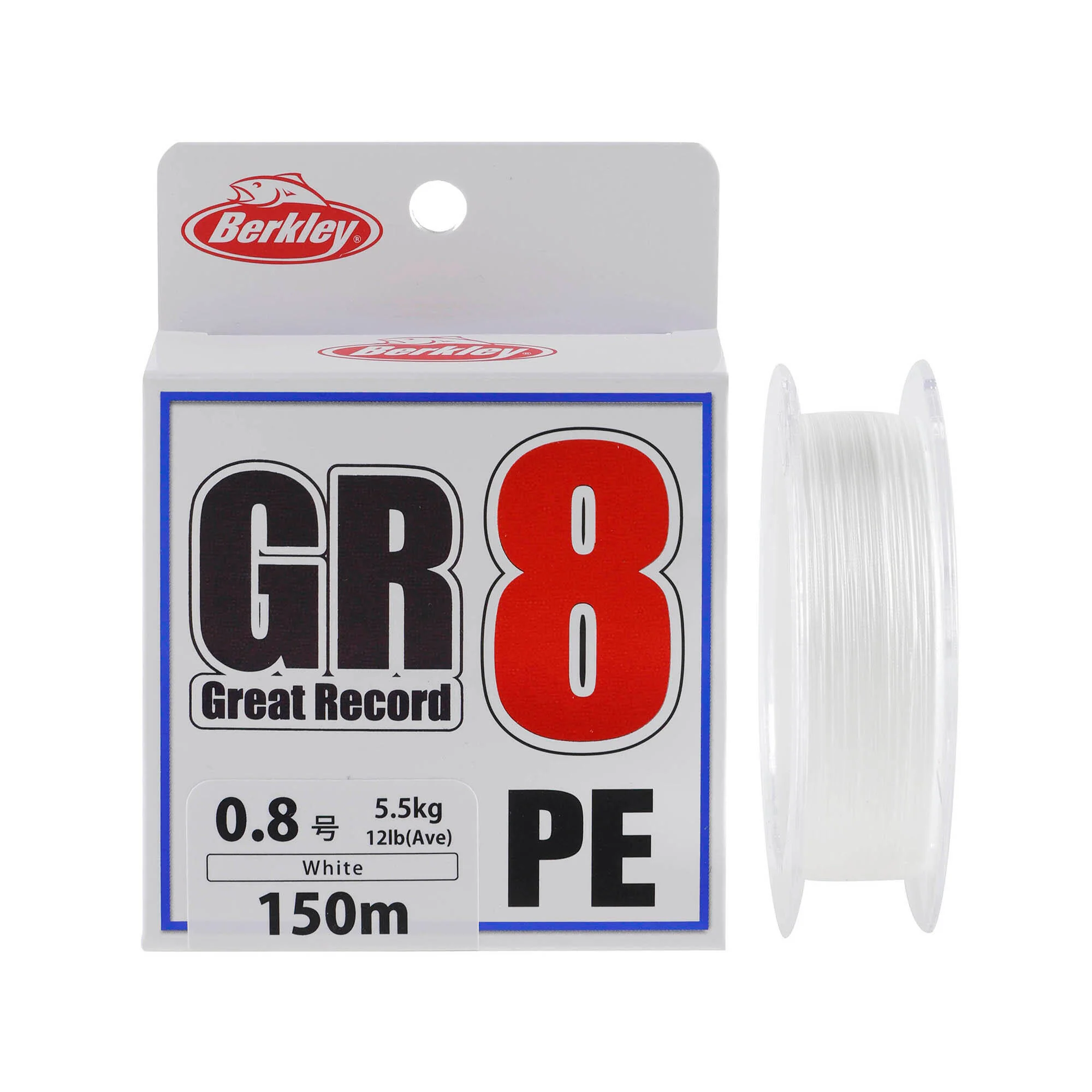 BERKLEY GR8 White PE 0.8 12lb 150m White 1644751